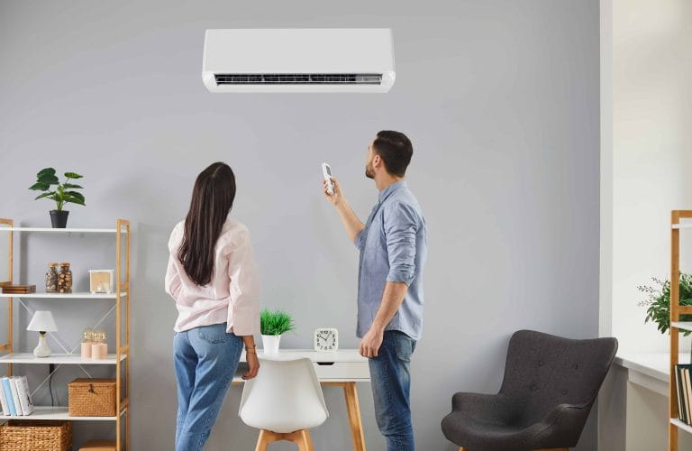 Why is the air conditioner blowing warm hair?